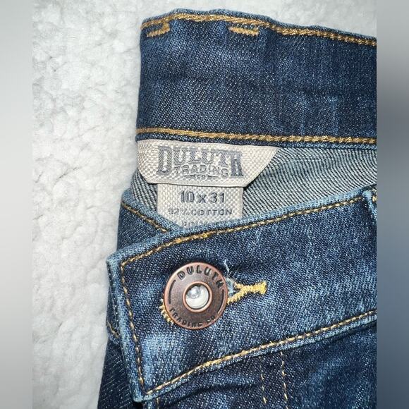 NWT Duluth Trading Duluthflex daily denim slim leg jeans - Size 10 - G11 - Picture 2 of 3